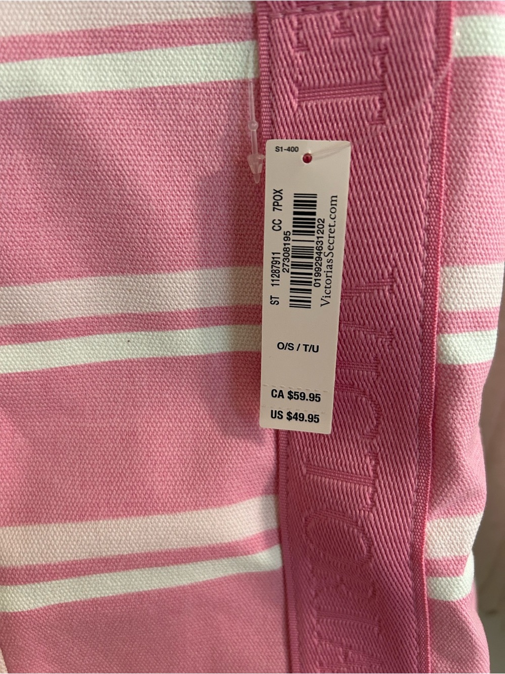 Victoria's Secret Pink & White Striped Kids Shorts